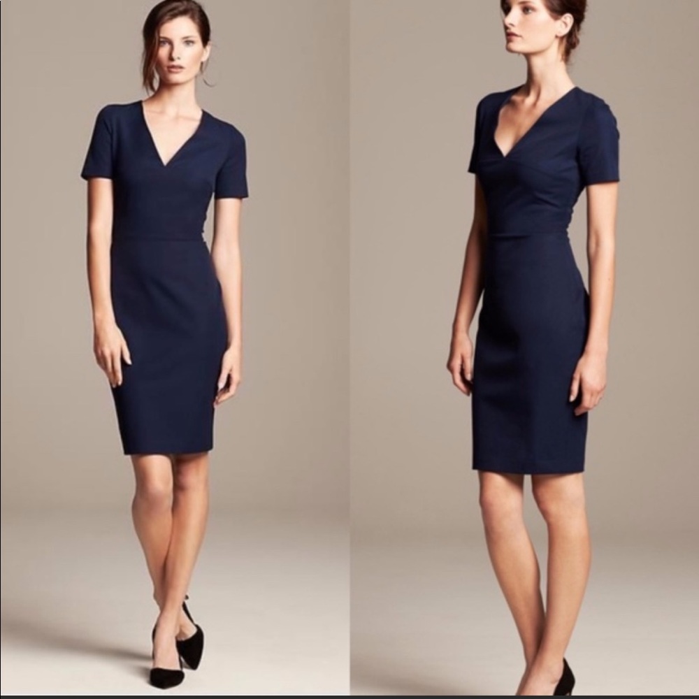 Banana Republic Navy Dress